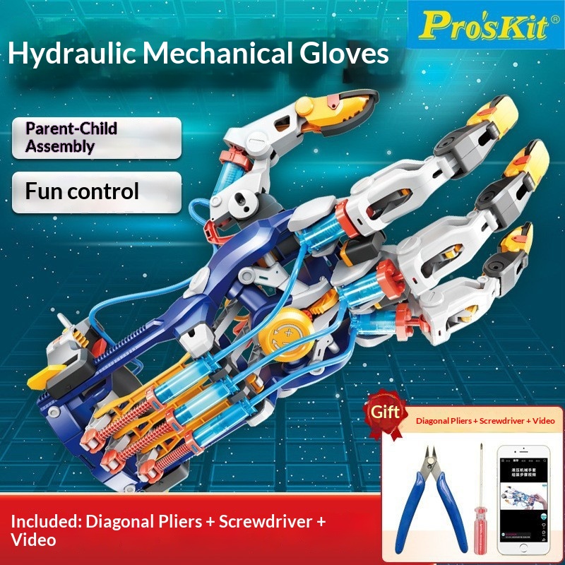 Science Hobbyist - Proskit Hydraulic Robotic Arm Mechanical Assembly