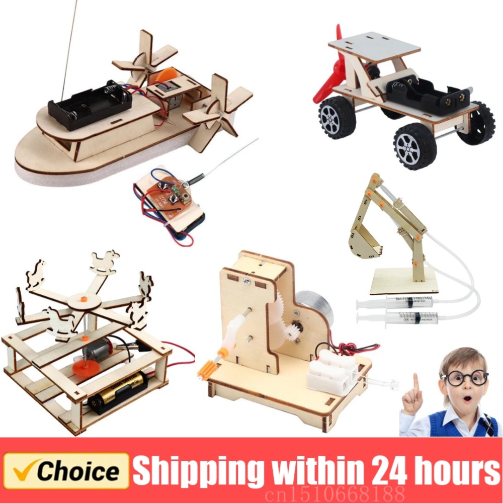 Science Project Kit - DIY Boat Model Science Toys Kids