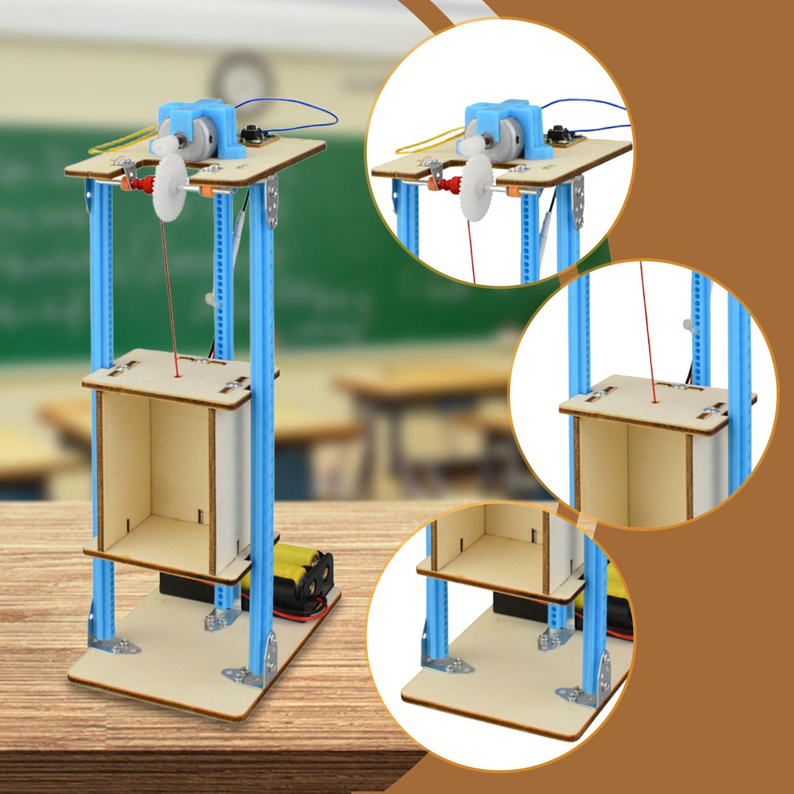 DIY Wooden Elevator Toy Model  - đánh giá và giá Science Project Kit