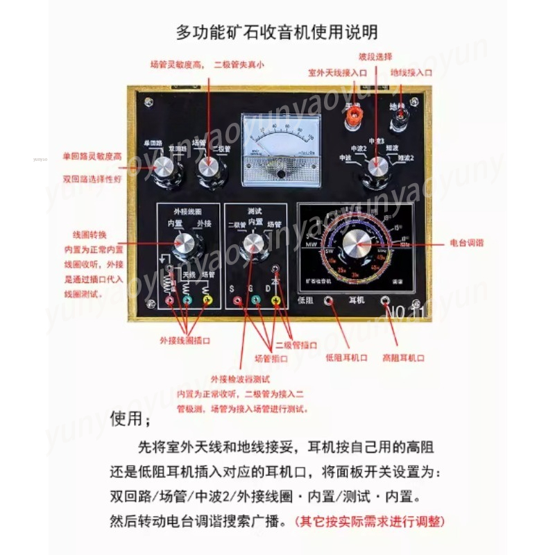 Crystal Radio DIY Kit, Medium  - đánh giá và giá Science Hobbyist