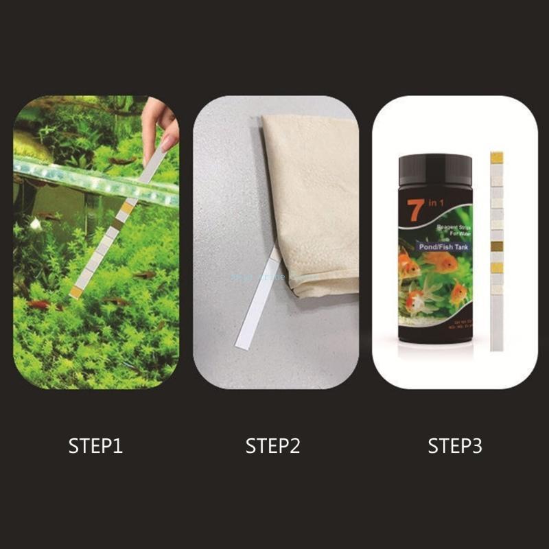 New 7 in 1 Aquarium Swimming P - đánh giá và giá Ph Strip Test