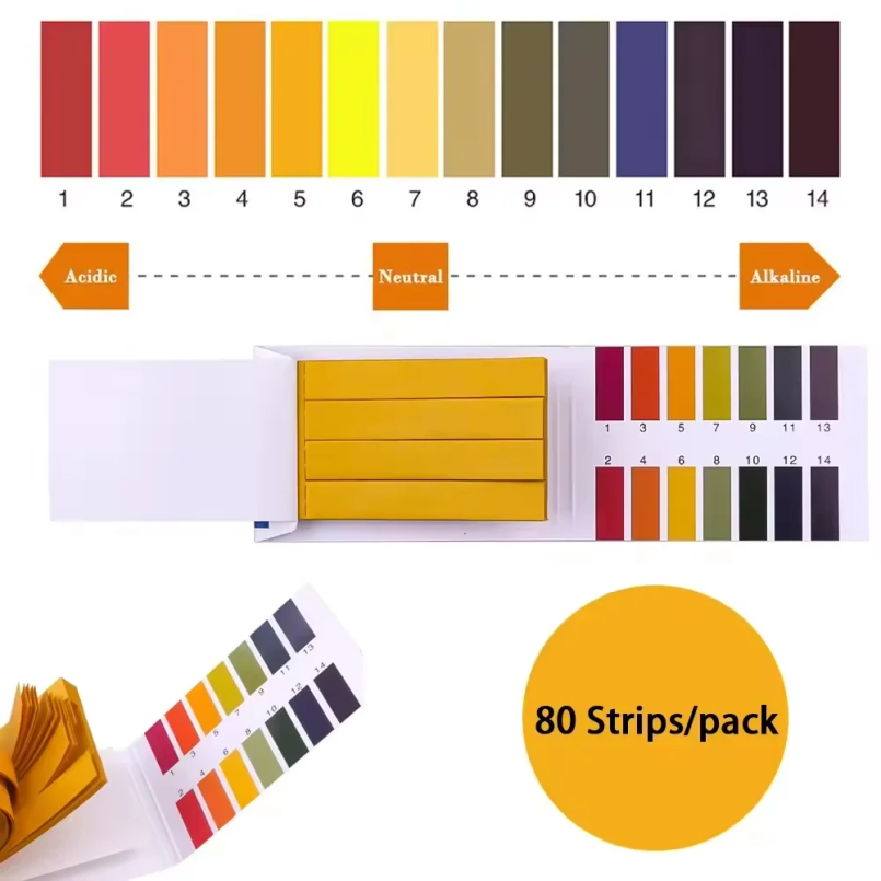80 Strips/pack PH Test Strips  - đánh giá và giá Ph Strip Test
