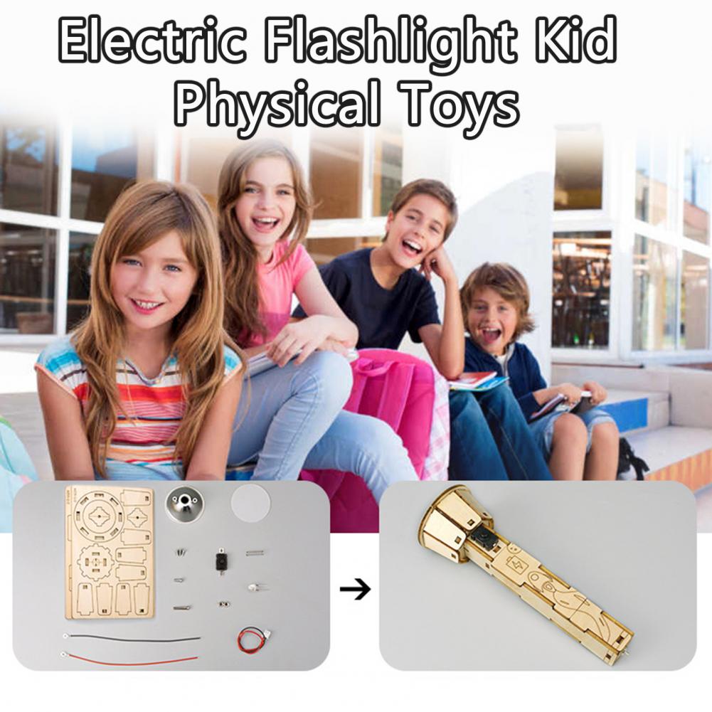 Wooden DIY Flashlight Puzzle K - đánh giá và giá Science Project Kit