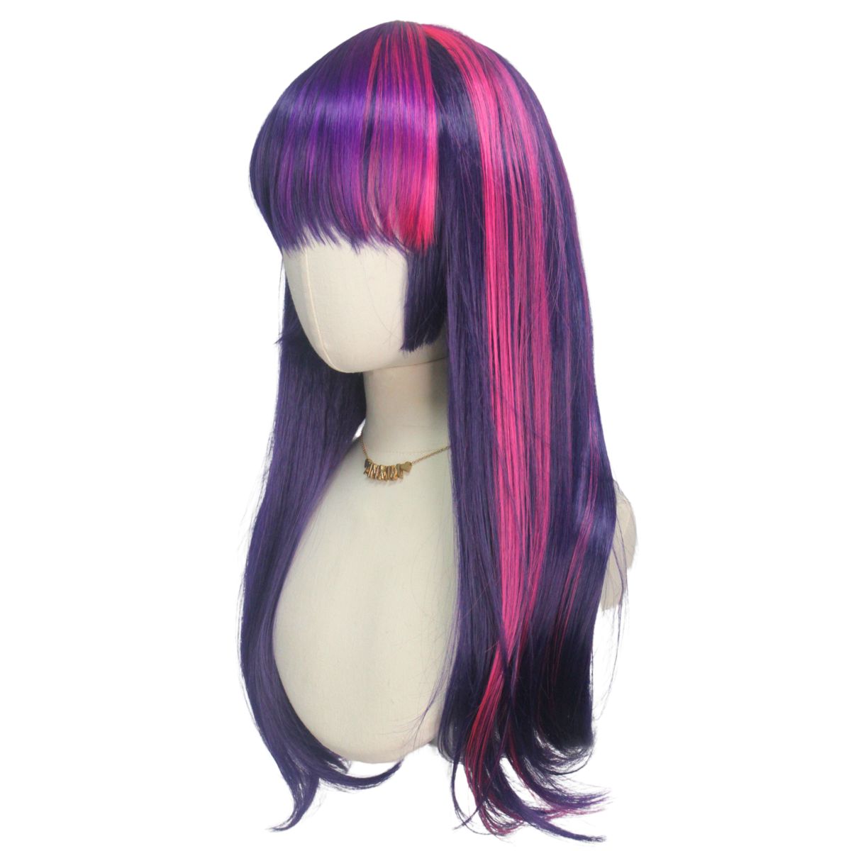 Pink Purple Neat Bangs Long St - đánh giá và giá Science Bob