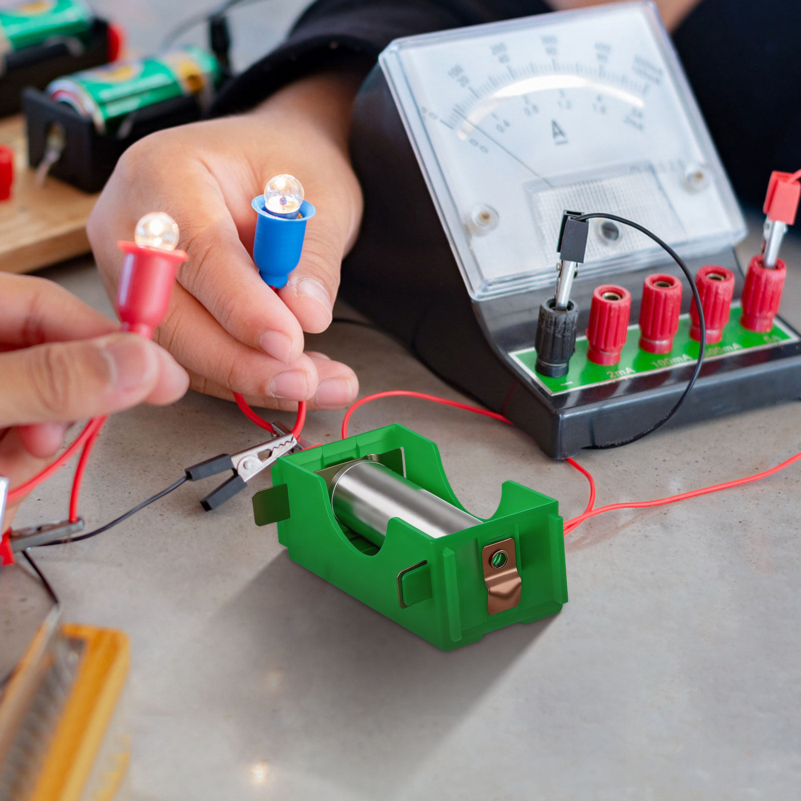 8Pcs Plastic Battery Case Teac - đánh giá và giá Science Project Physics