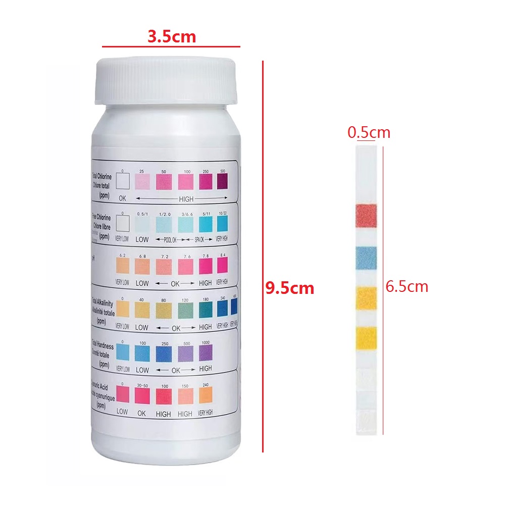 50pcs/Bottle Multipurpose 6 in - đánh giá và giá Ph Strip Test