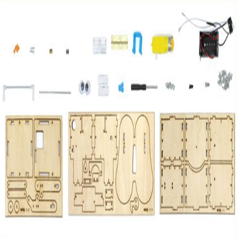 Wooden Assemble DIY Robot Eati - đánh giá và giá Science Project Kit