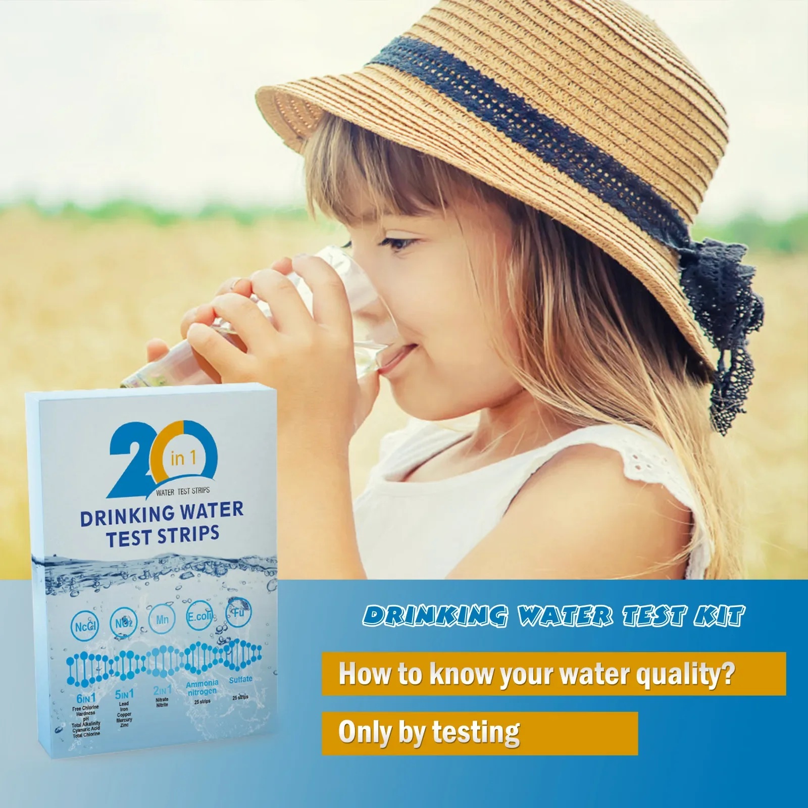 YAGO 20 in 1 Water Test Strips - đánh giá và giá Ph Strip Test