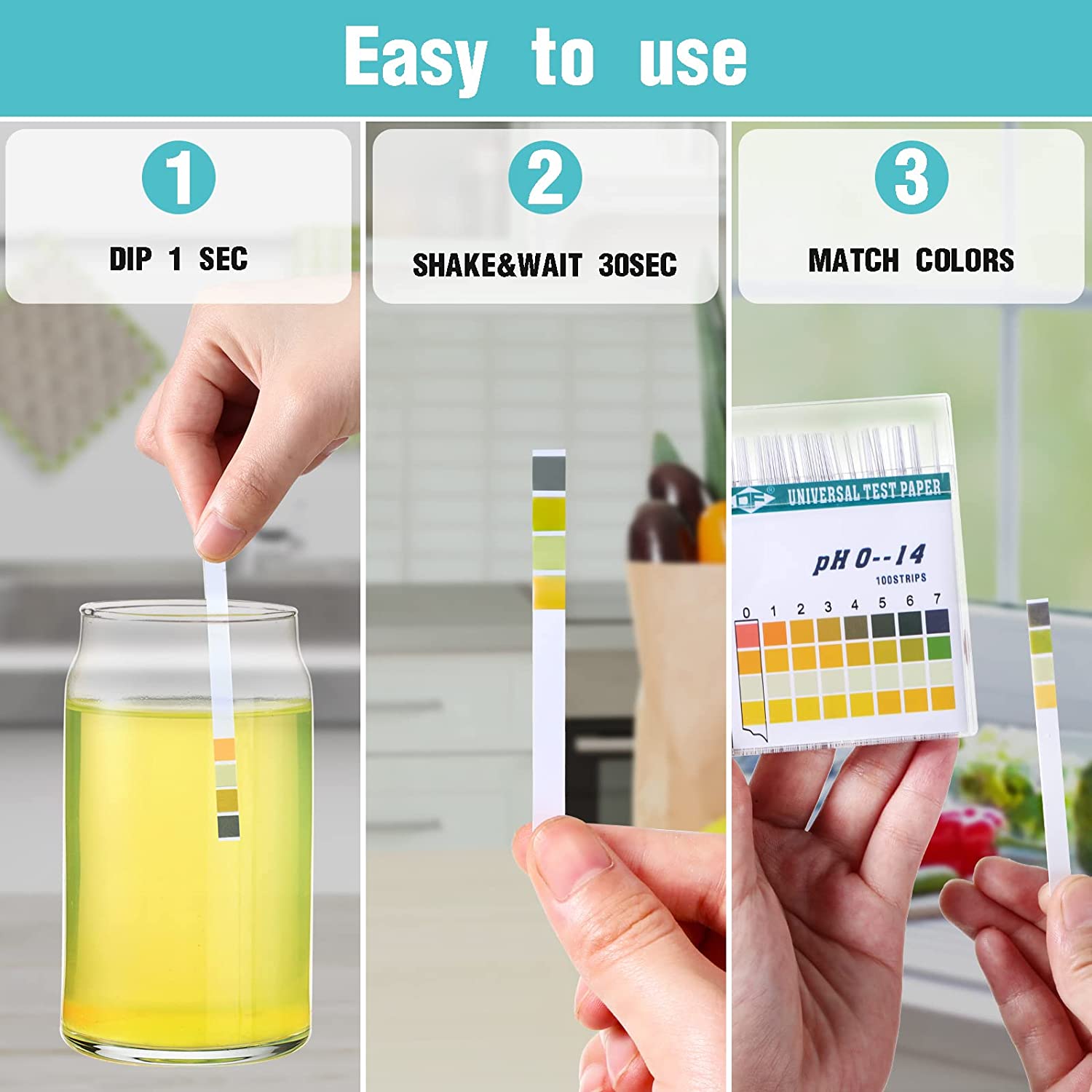 100 Strips 0-14 PH Alkaline Ac - đánh giá và giá Ph Strip Test