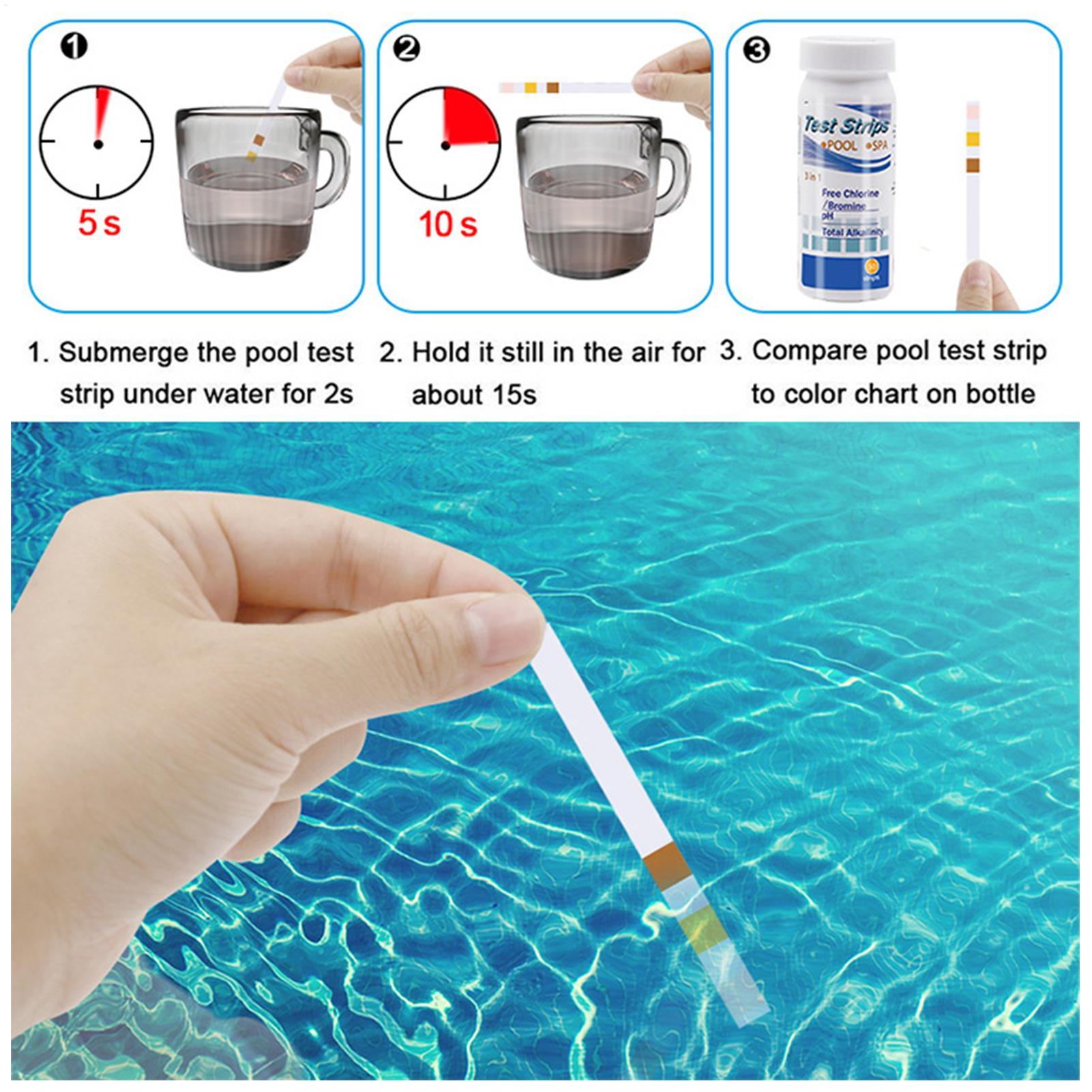 Chlorine PH Test Strips SPA Sw - đánh giá và giá Ph Strip Test