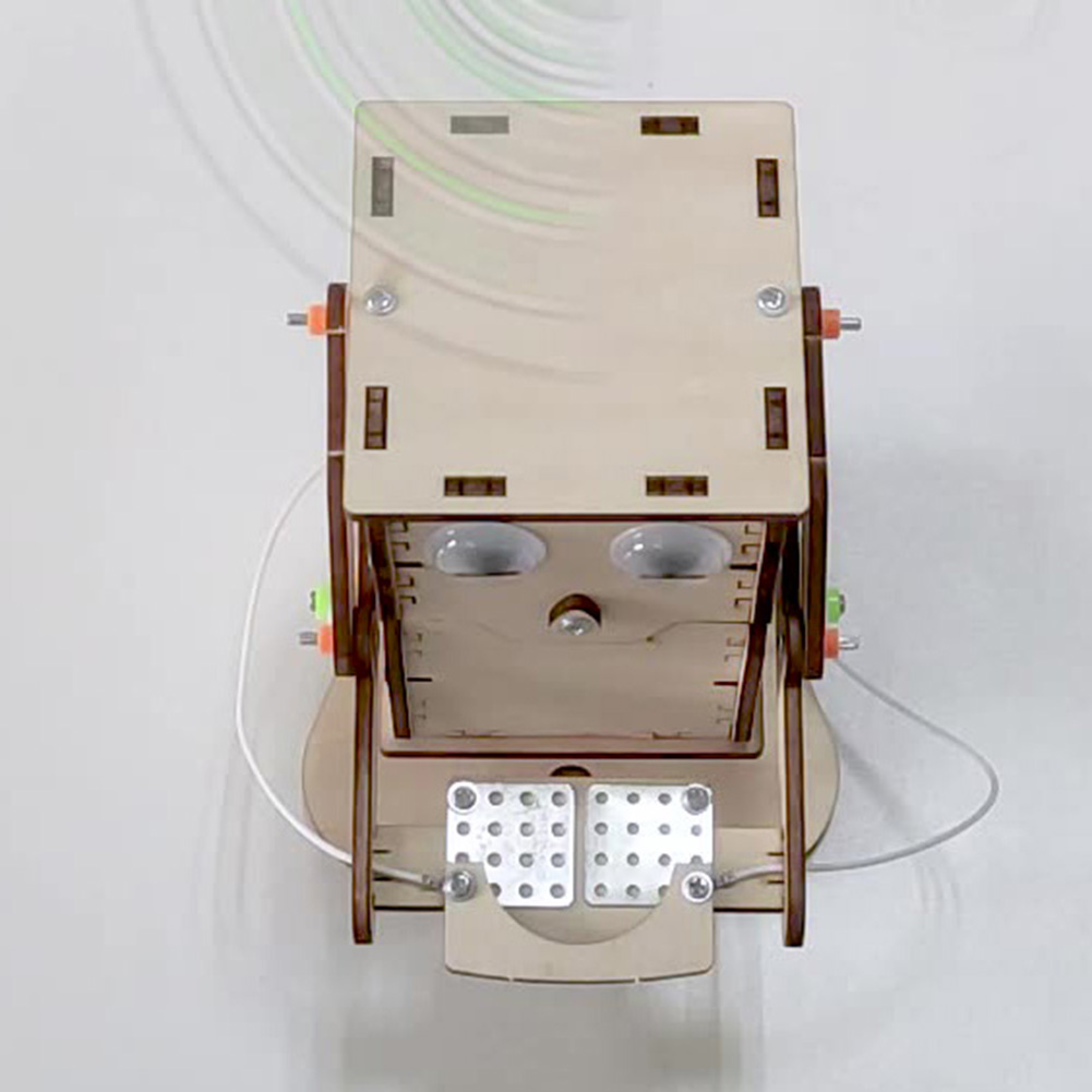 Robot Eating Coin Wood DIY Mod - đánh giá và giá Science Project Kit