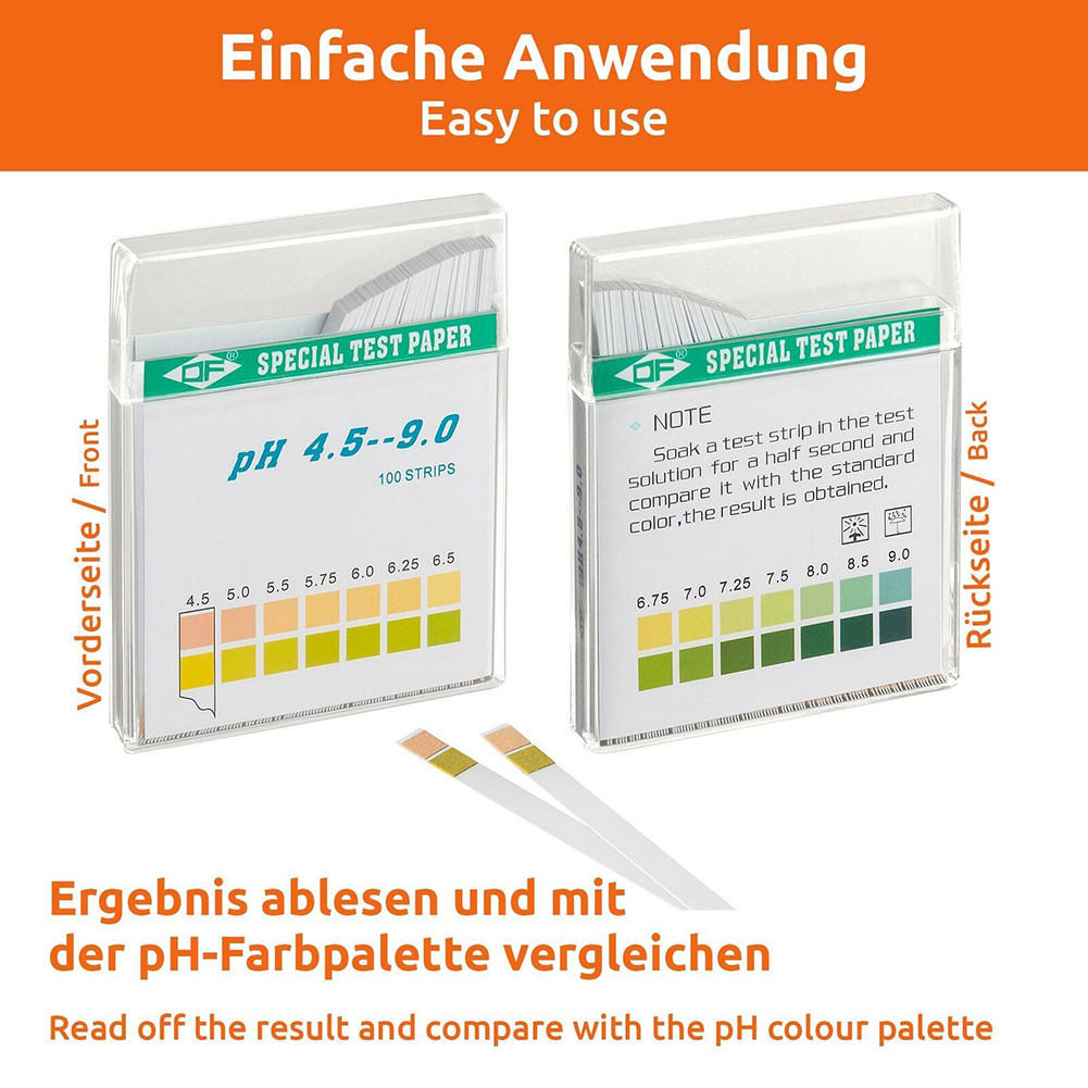 100Pcs PH Paper Strips Kit Hou - đánh giá và giá Ph Strip Test