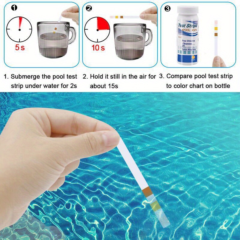 Chlorine PH Test Strips SPA Sw - đánh giá và giá Ph Strip Test