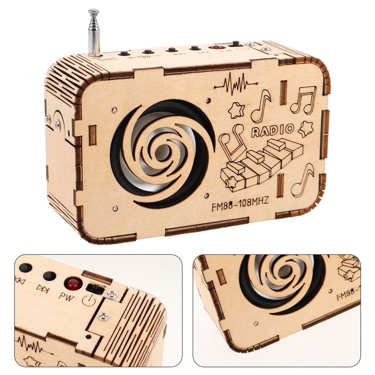 DT57 LATEST MODEL 88-108MHZ DI - đánh giá và giá Science Project Physics