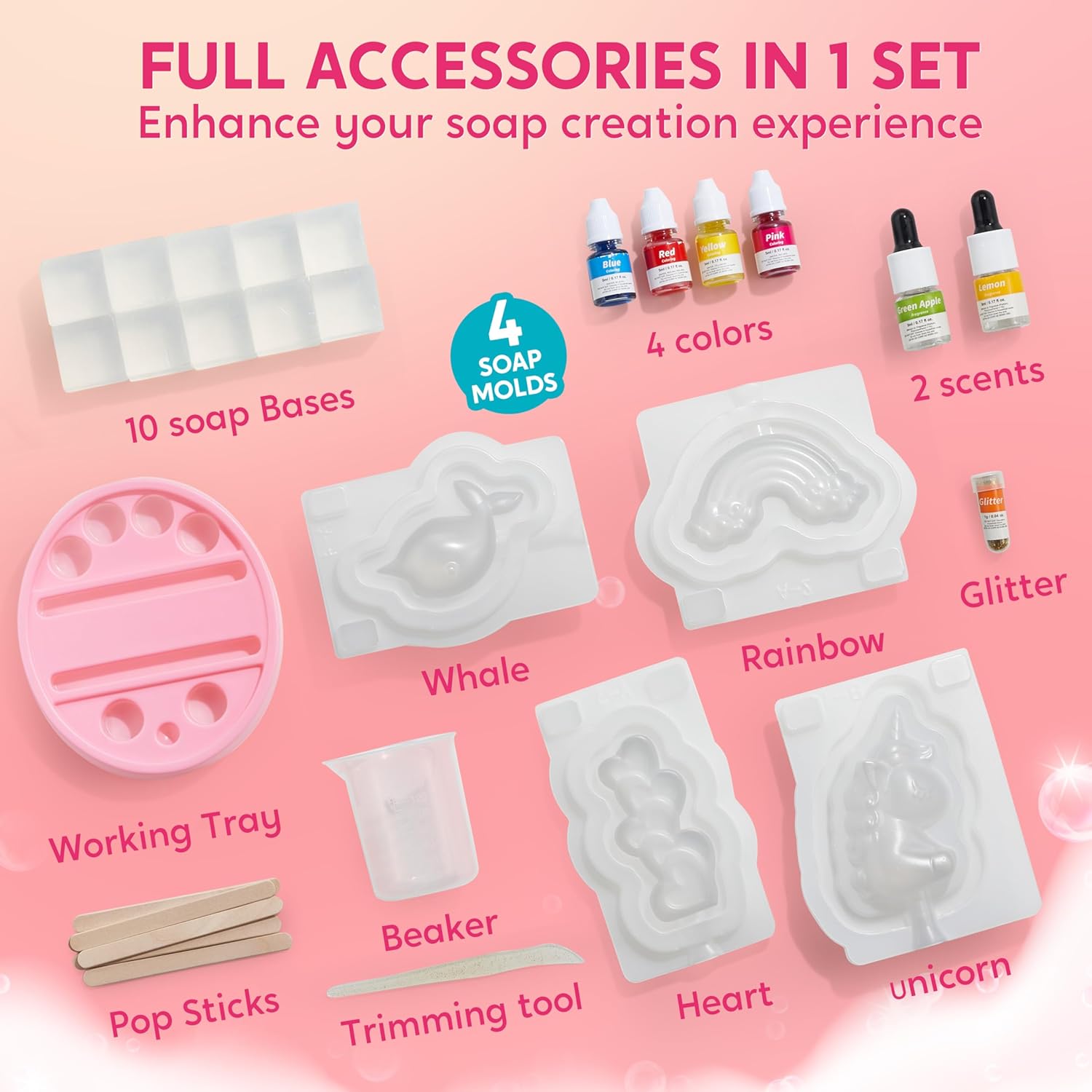 JOYFY Unicorn Soap Making Kit  - đánh giá và giá Science Project Diy
