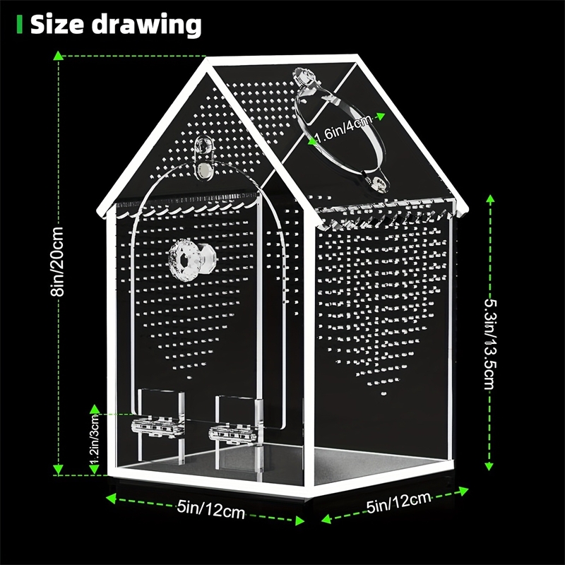 Transparent Acrylic House Inse - đánh giá và giá Science Hobbyist