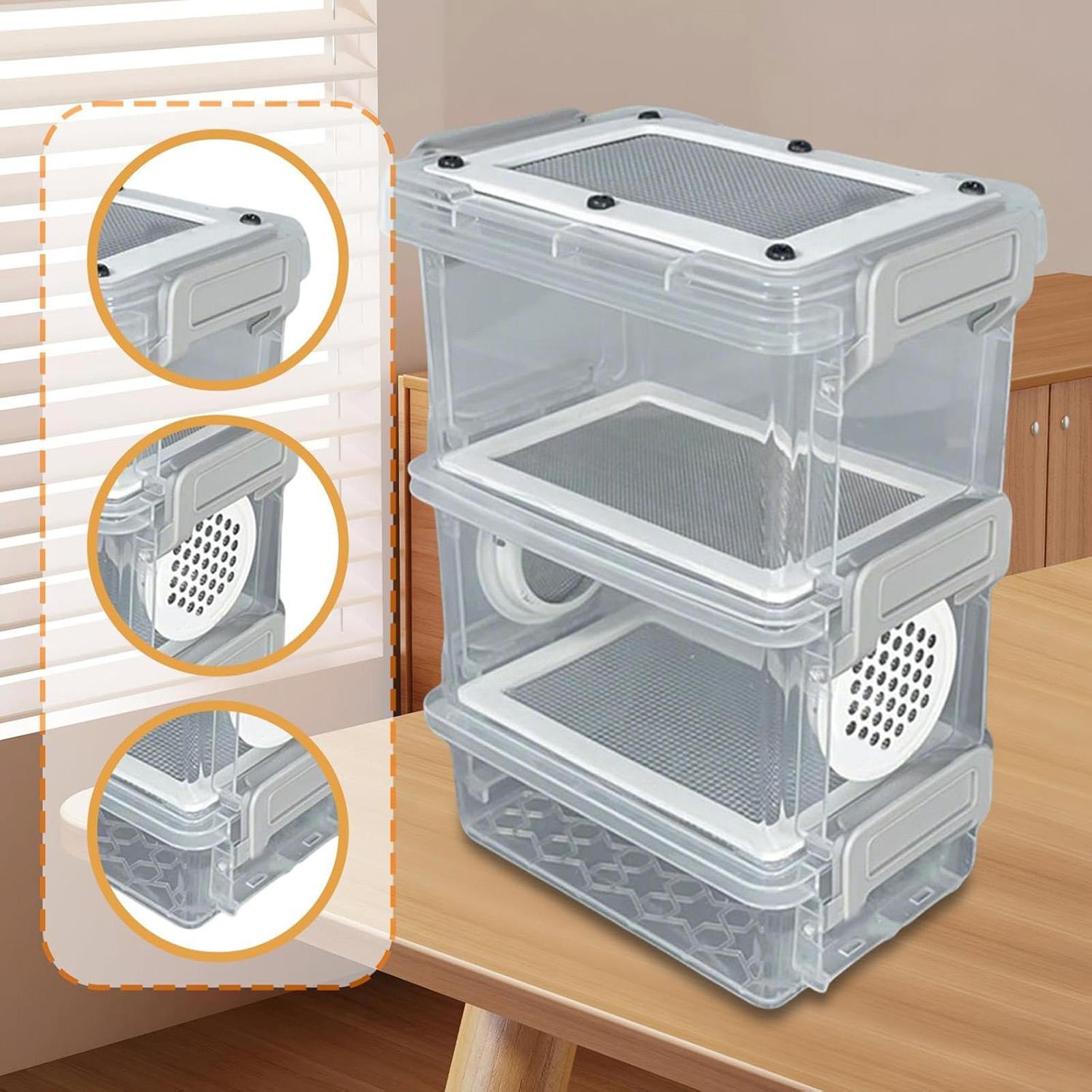 3-Layer Silkworm Feeder Bin Co - đánh giá và giá Science Hobbyist