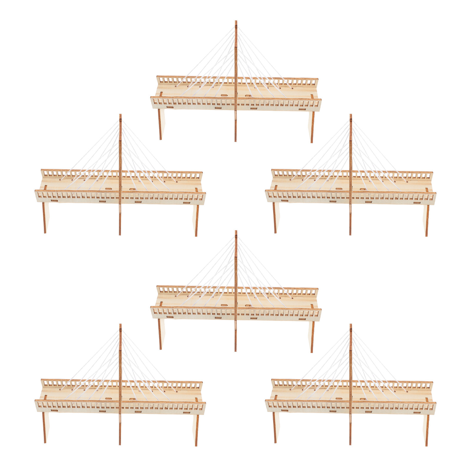 6Sets Stem Cable-Stayed Bridge - đánh giá và giá Science Project Physics