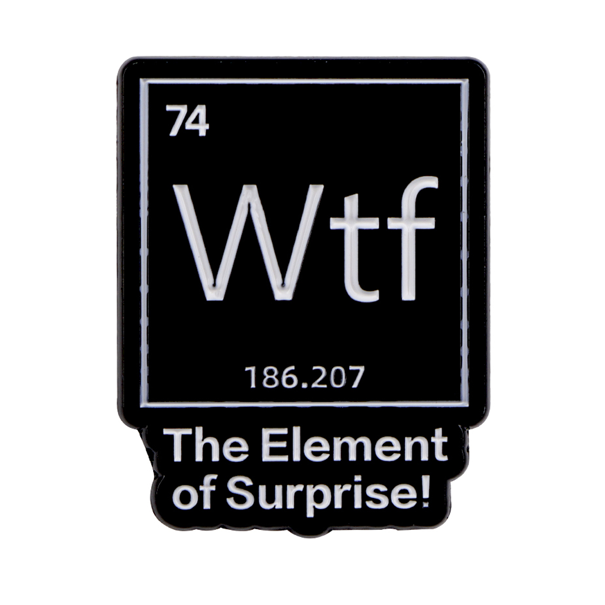 Chemical Element 74 Enamel Pin - đánh giá và giá Science Bob