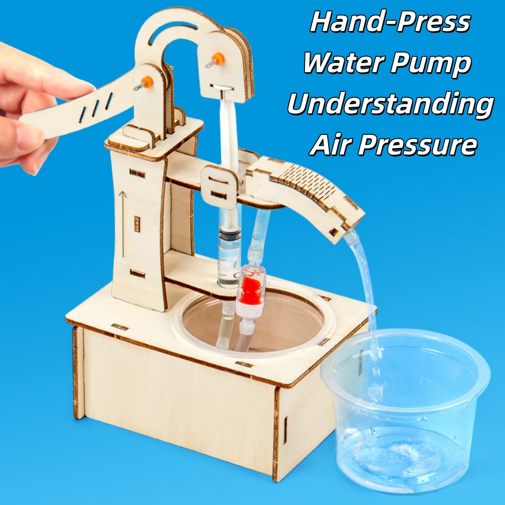 Wooden DIY Hand Pump Well Mode - đánh giá và giá Science Diy Model