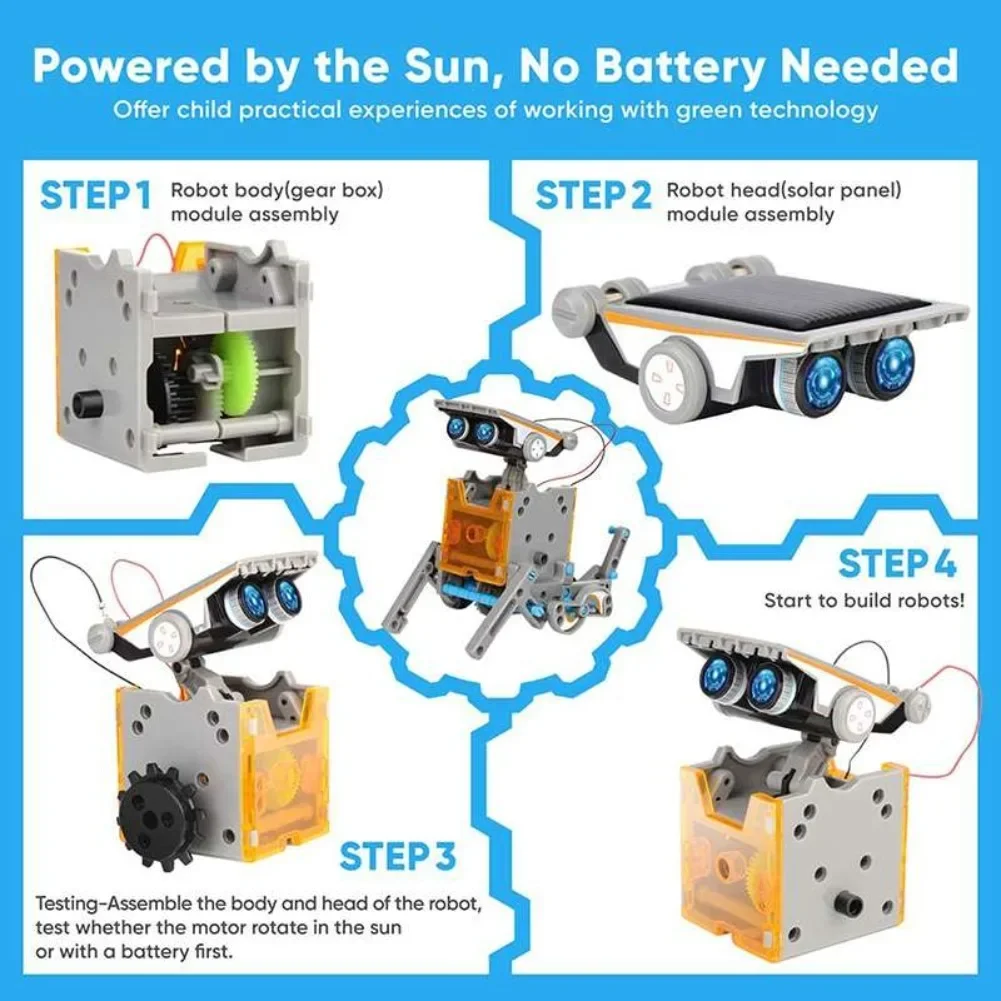 13 in 1 Solar Powered Robot Sc - đánh giá và giá Science Project Diy