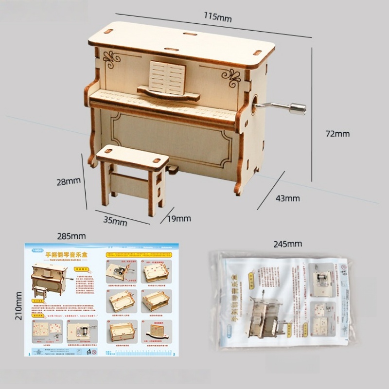 DIY Hand-Cranked Children's Pi - đánh giá và giá Science Diy Model