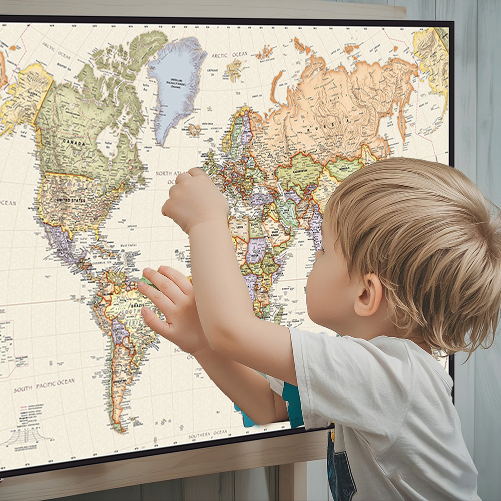 Vintage Hanging Poster World M - đánh giá và giá Star Map Poster
